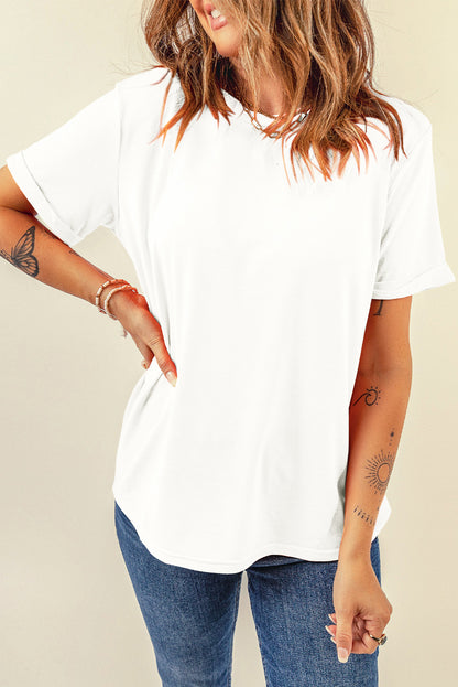 Round Neck Short Sleeve T-Shirt