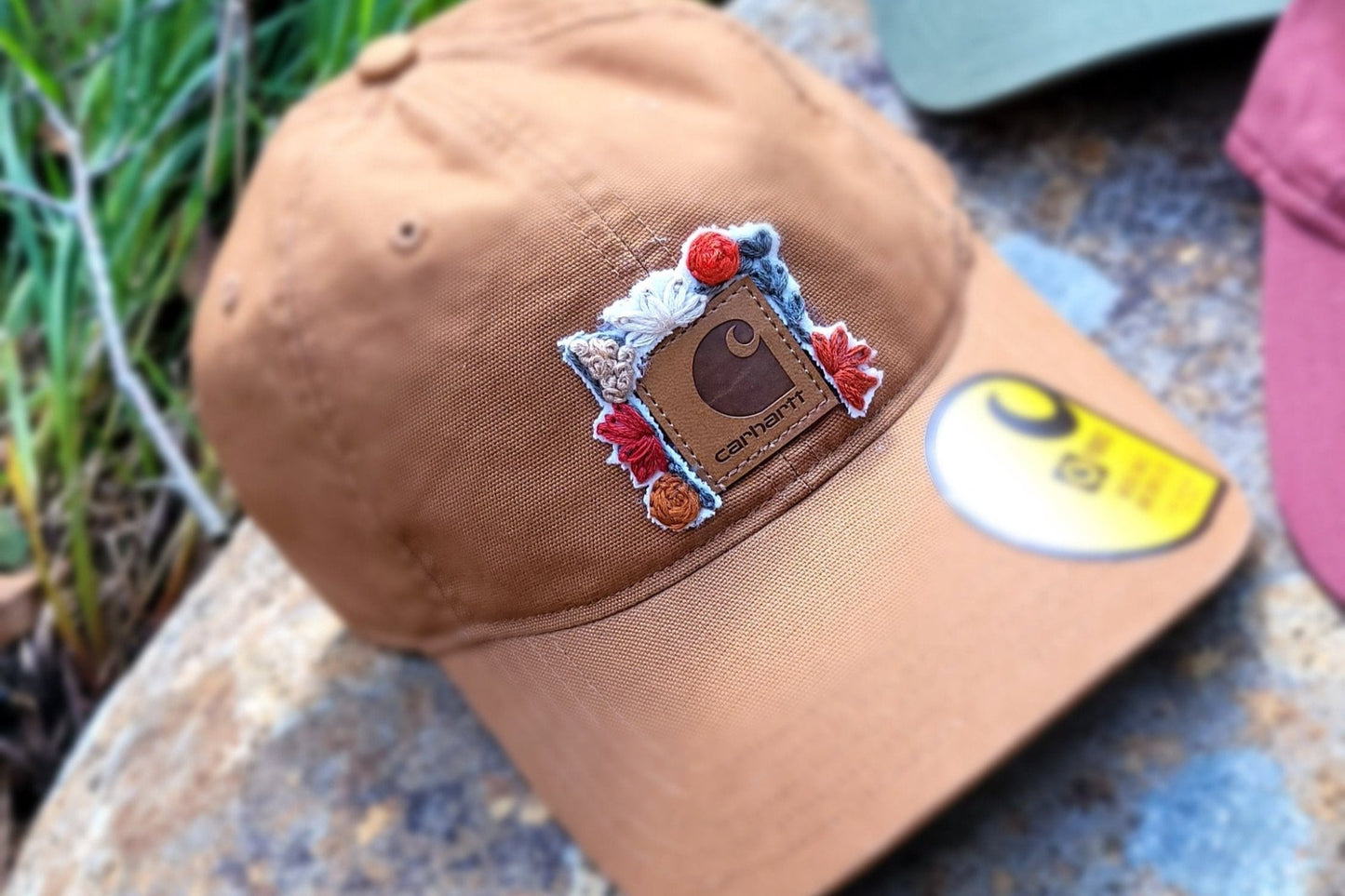 Hand Embroidered Carhartt Baseball Hat