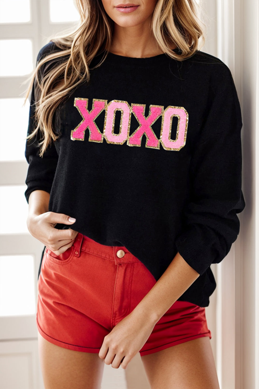 Round Neck Long Sleeve Sweater