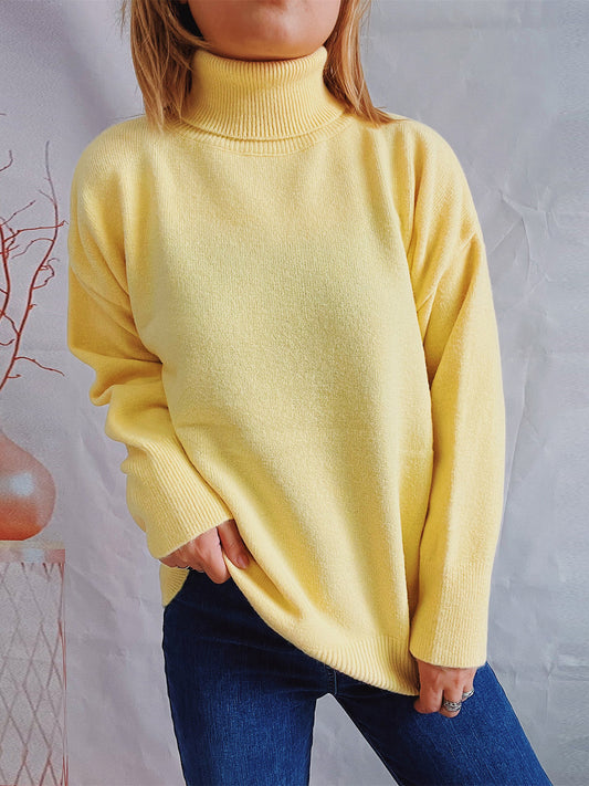 Turtleneck Long Sleeve Sweater